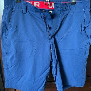 Under Armour Blue Athletic Shorts Lightweight Performance